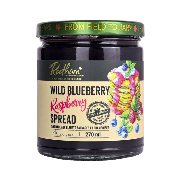 Wild Blueberry Raspberry Spread