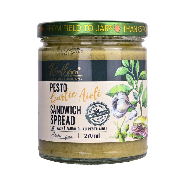Pesto Garlic Aioli Sandwich Spread