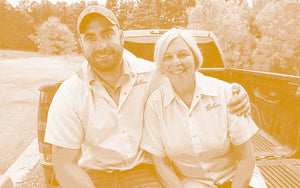 Will Rootham-Roberts with his mother, and Rootham Gourmet Preserves founder, Marilyn Rootham