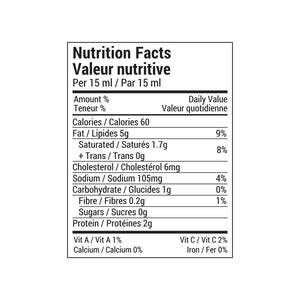 Rootham Pesto Garlic Aioli Sandwich Spread Nutritional Info